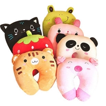 U型枕头枕毛绒护颈枕午睡枕颈椎枕汽车枕靠枕保健旅行枕抱枕