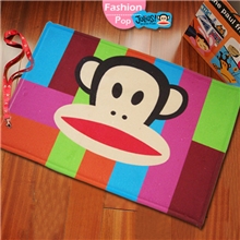 外贸大嘴猴地垫脚垫防滑垫客厅垫大嘴猴脚垫脚垫地毯卡通