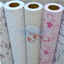 【厂家现货批发】厂家生产批发PVC不干胶环保即时贴自粘墙纸