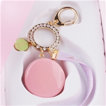 厂家直销现货供应巴黎时尚精品满钻蛋糕钥匙扣马卡龙钥匙扣