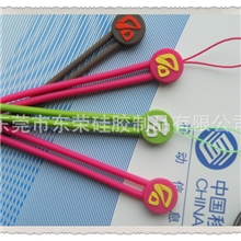 硅胶手机绳小米滴胶机器人手机挂件机器人手机绳安卓手机绳