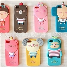 罗马/曼尼一代RomaneHellogeeks二代iphone4/5森林家族手机套