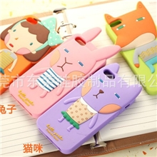 厂家专业硅胶滴胶手机套iphone5硅胶手机壳环保无毒硅胶套