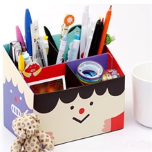 厂家直销创意收纳盒DIY桌面四格收纳盒/整理盒98g（2款可选）