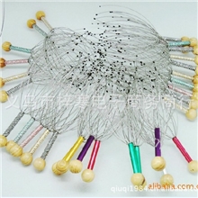 车花钢丝头摩八爪鱼头部按摩器头部放松器脑部按摩爪83167