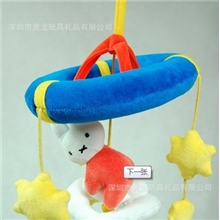婴儿早教玩具床头玩具毛绒公仔铃铛设计打样定做