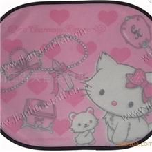 供应汽车高档卡通边窗太阳挡遮阳挡