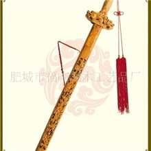 厂家直销创意礼品批发福临桃木剑图片肥城桃木剑制作摆放