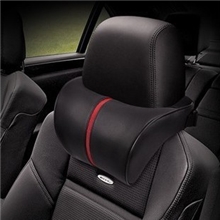 韩国Fouring舒适汽车头枕车用护颈枕人体力学车饰超纤皮头靠