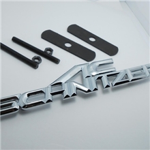 金属中网标宝马改装AC锌合金优质卡扣式车标/中网改装标志宝马