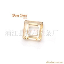 供应水晶玻璃框环球珠尖珠扁珠方珠滴水