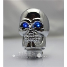 改装带灯档把头骷髅排档头手动排挡头通用排挡头