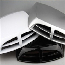 改装机盖鲨鱼腮风口车进气网仿真出风口车头盖仿真假风网