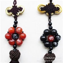 厂家直销汽车用品玛瑙佛珠七星汽车挂饰避邪保平安挂件挂饰