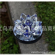 汽车香水座水晶高档汽车饰品莲花香水座热销水晶莲花香水座