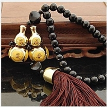 热销汽车挂件双葫芦挂件镀金双葫芦汽车挂件辟邪保平安挂件