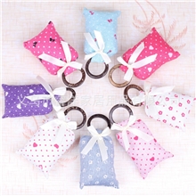 Romanticlife中号花布带环香包厂家直销浪漫一生正品香囊