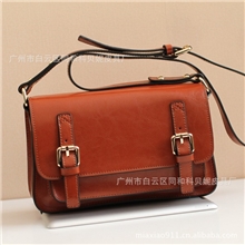 出货了！顶级品质新款真皮英伦复古学院邮差剑桥包时尚休闲女包
