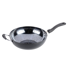 炒锅不粘锅厂家批发无油烟平底炒锅韩国炒锅