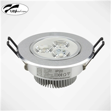 飞逊人气单品超高亮低光衰全套大功率3wled天花射灯保两年