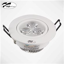 飞逊全套一体3wled天花灯白色天花射灯高亮大功率高品质