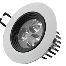 普利亚LED天花灯3W高档超高亮客厅卧室节能灯射灯led背景墙灯