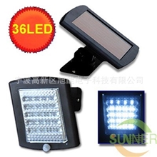 出口36LED太阳能红外线感应灯人体感应灯泛光灯太阳能路灯