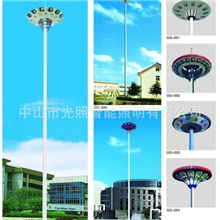 中山光照智能供应照明面积大照明效果好不锈钢广场高杆灯