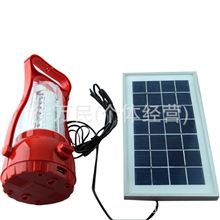 厂家直销35LED太阳能带USB多功能充电野营灯，太阳能马灯野营灯
