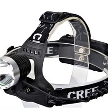 T6头灯led手电筒强光钓鱼灯自行车灯充电led头灯