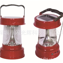 厂家供应太阳能一体式手提灯可带手机充电收音机功能野营灯