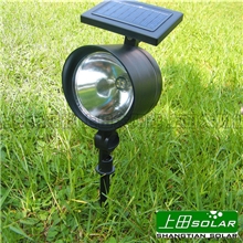 太阳能灯4LED高亮度第七代TV太阳能射灯聚光灯草坪灯