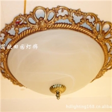 批发供应欧式灯吸顶灯简欧仿古铜灯卧室灯书房灯入门灯