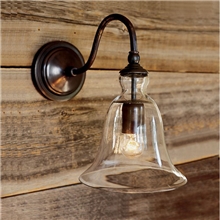 复古创意铃铛美式乡村灯具个性卧室床头灯客厅过道镜前壁灯