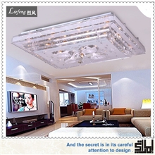 厂家直销精美LC032水晶吸顶LED百合花长方形吸顶灯家居吸顶灯