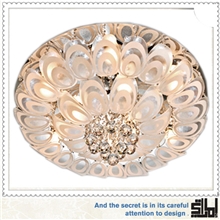 新品供应客厅水晶吸顶灯中山吸顶灯LC068孔雀开屏现代吸顶灯