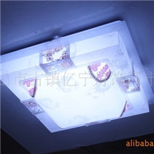 现代精致温馨羊皮灯吸顶灯卧室灯8006