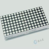 &Phi;3.75mm红纯绿双色点阵GYXM-1588AURPGled点阵模块国冶星