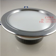 厂家直销2.5寸车铝筒灯外壳/薄料砂银筒灯外壳/3W天花灯具配件