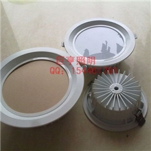 厂家供应ＬＥＤ筒灯外壳套件8寸压铸筒灯外壳圆形24W阶梯筒灯