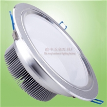 中山圆形暗装12W筒灯外壳6寸筒灯套件18W5630贴片车铝筒灯灯壳