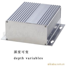 供应铝型材接线盒散热片仪表壳体