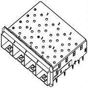 SFPPlusCage,1x4:3S000000-A41-4F