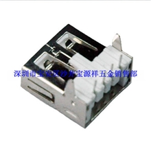生产销售AF90°插板无卷边usb插座usb插座母座