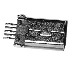 USBMINI5P公头贴板