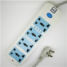 广普2019厂家批发电源插座插线板多功能插座大功率排插3米8位