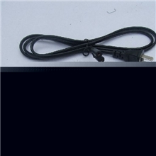 国标二插电源线国标二扁插八字尾电源线1.5M二插电源线