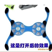 八爪鱼笔记本散热垫红黑蓝绿4种颜色体积小方便携带