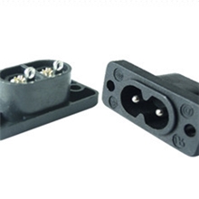 AC电源插座AC插座八字尾插座AC公座AC母座AC-005D