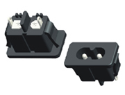 供应开关、插座、DB-8-6S1AC电源插座八字尾插座